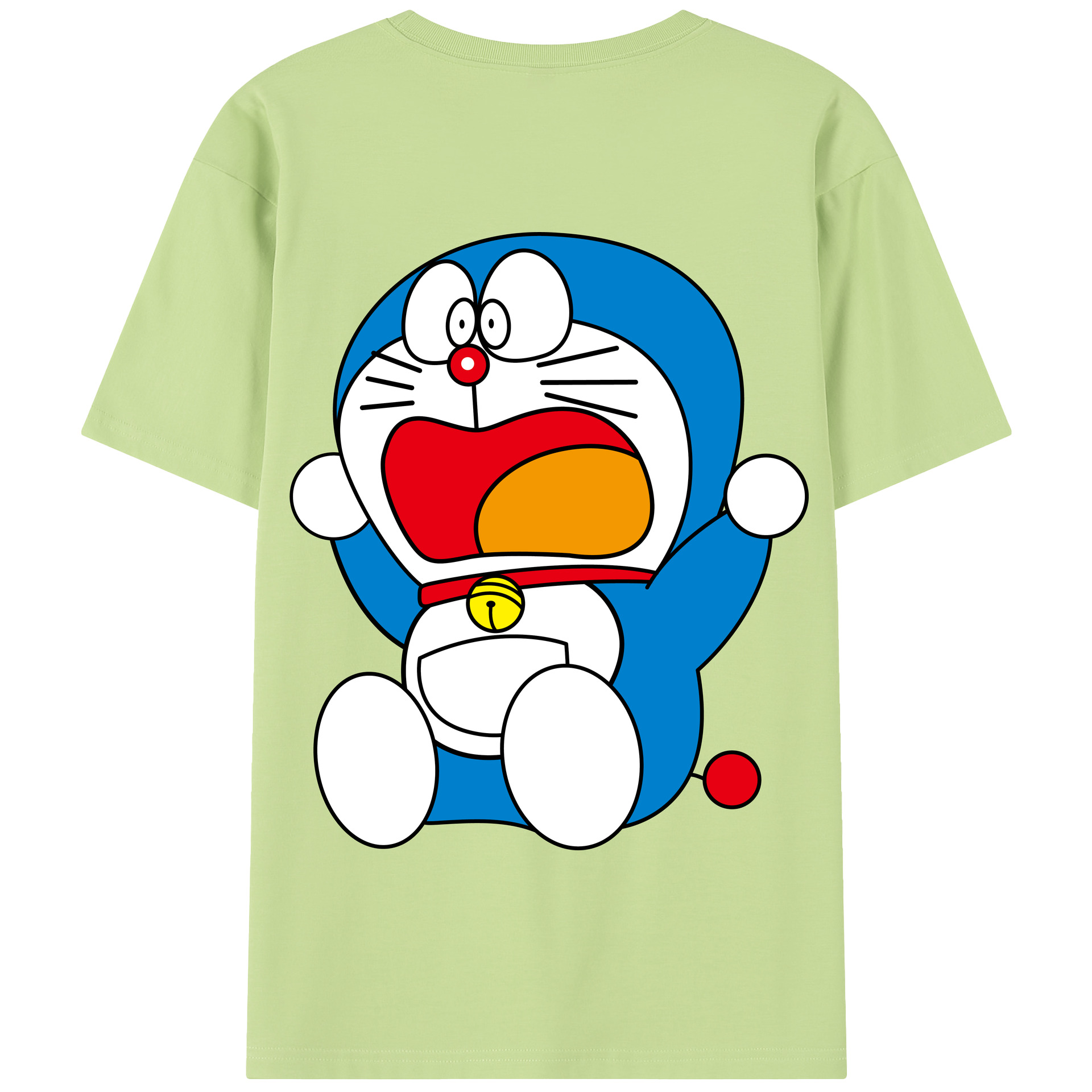 （画像用） ドラえもん Doraemon 綿100％半袖Tシャツ（背面プリント）